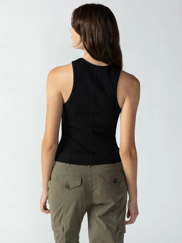 Perfect Rib Tank Black